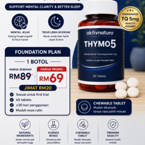 2 botol thymo5 5% thymoquionen