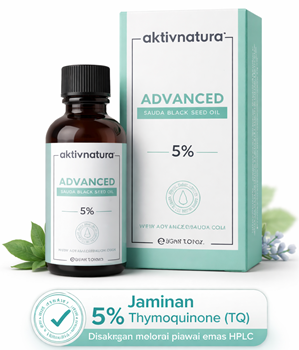 Advanced Sauda dengan 5% Thymoquinoneminimum